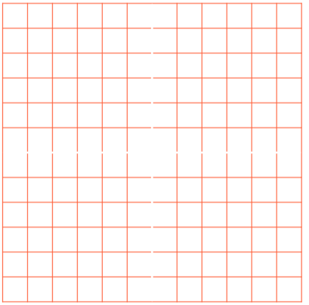 A Cartesian coordinate system.