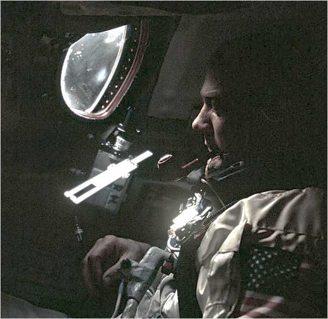 A slide rule in space.