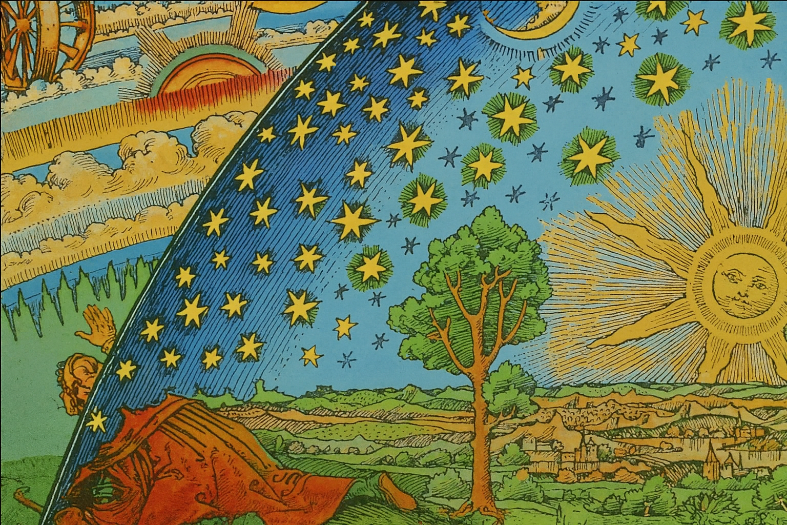 The Flammarion engraving provides a metaphor for mathematization in science: Empirical observation corresponds to the contingent, and perspectival that we are all familiar with. Mathematical structure corresponds to what lies beyond: invariant, non-perspectival. Mathematics strips away observer-specific phenomena and produces observer-invariant relations. Math provides statements that are unaffected by who observes, where, or when. In this sense, mathematics is not one science among others — it is the means by which science escapes subjectivity and achieves explanatory unification.