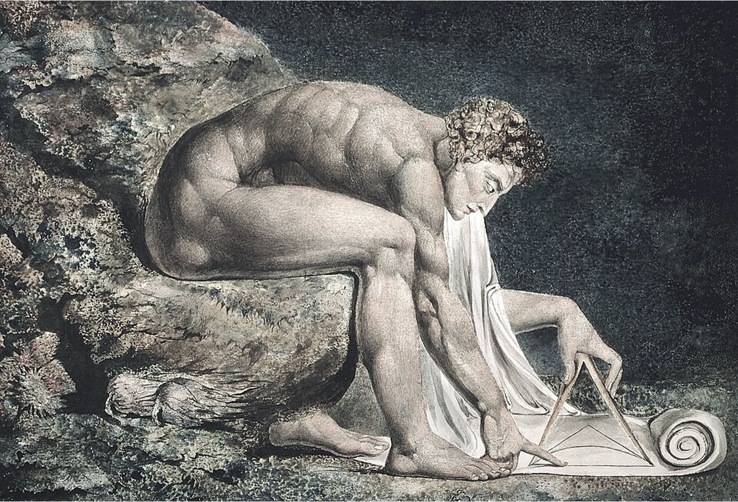 William Blake’s Newton as a Geometer (1795).